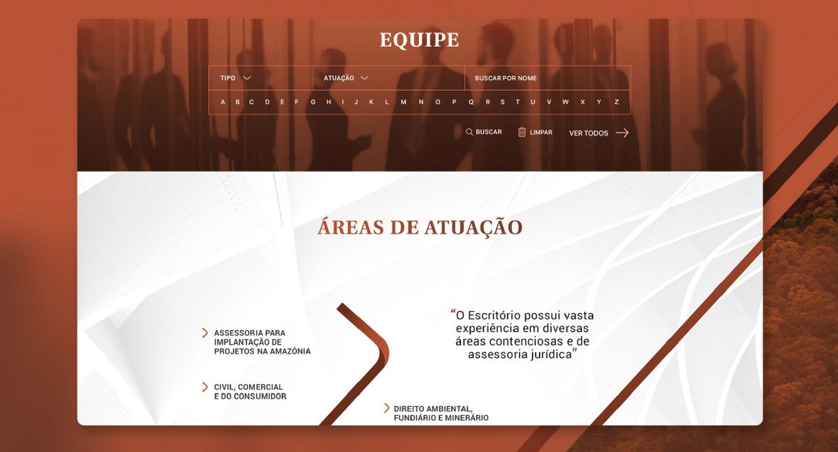 Apresentação site Silveira Athias Advogados desenvolvido pela Unitri Design