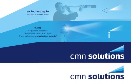 Conceito de logo CMN Solutions