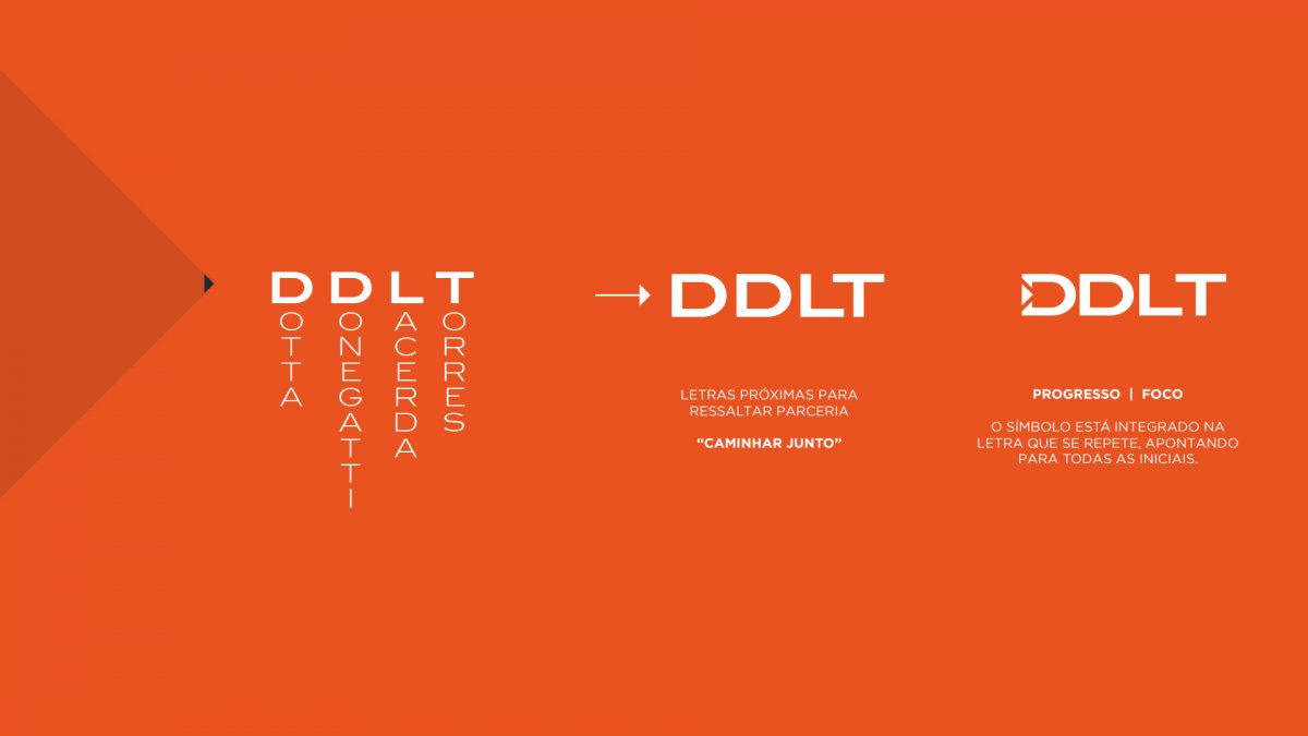 Conceito do logo DDLT Advogados