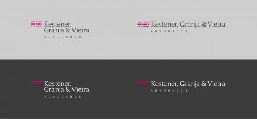 Logo Kestener, Granja & Vieira Advogados criado pela Unitri Design