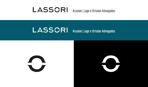 Aplicação de logo Lassori Advogados
