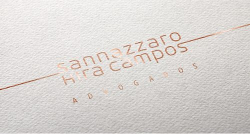 Aplicação de Logo Sannazzaro Hira Campos Advogados