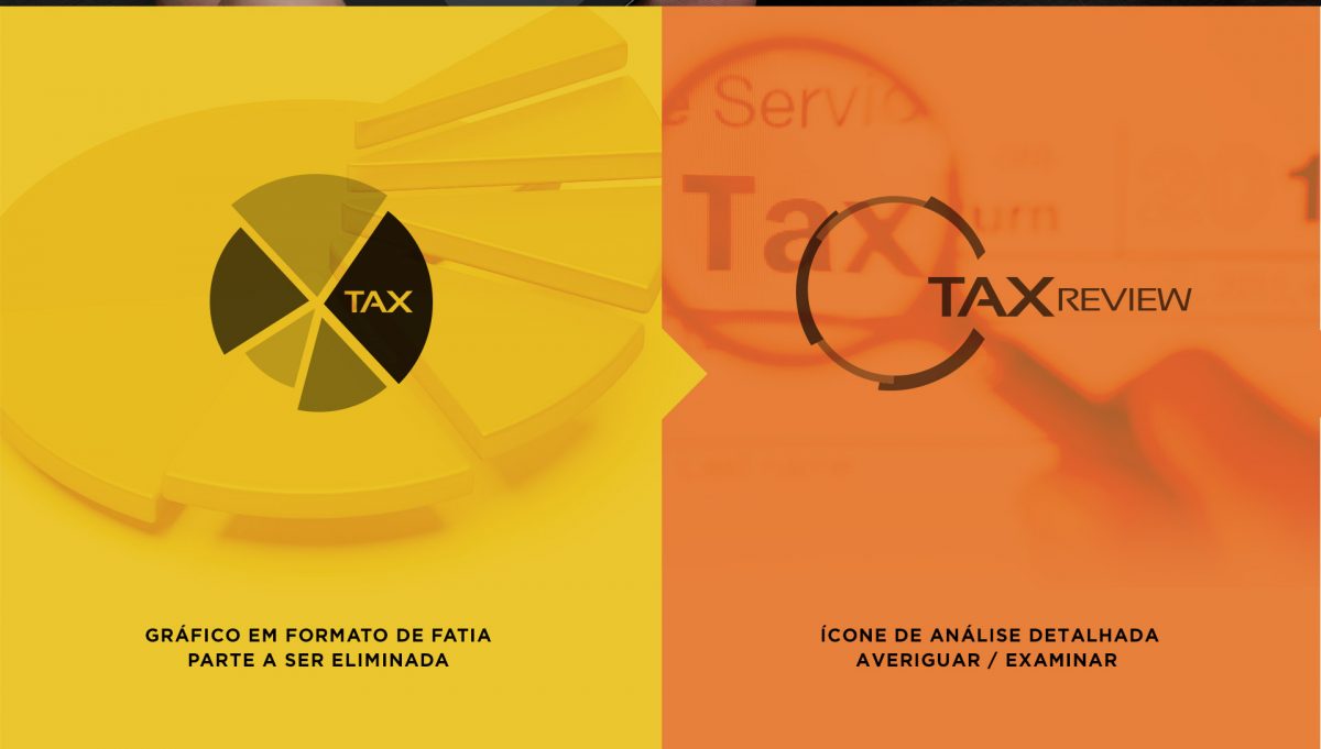 Conceito do logo da Tax Review