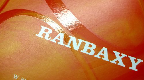 detalhe folder Ranbaxy