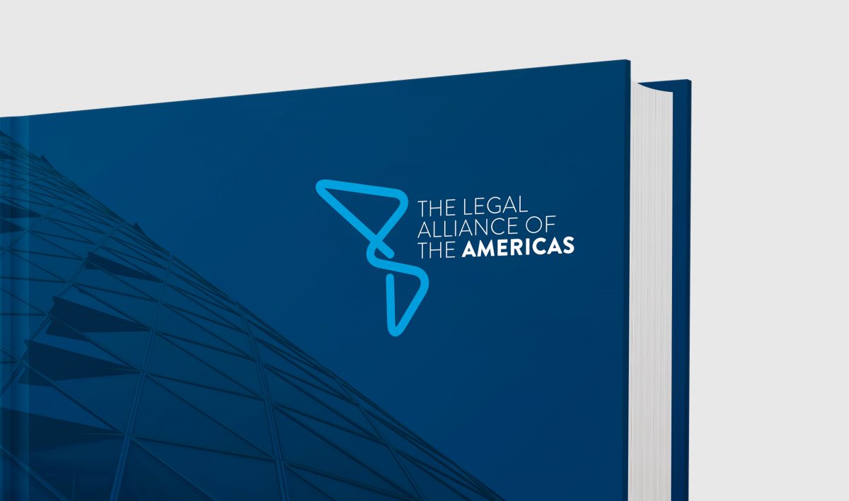 detalhe de caderno The Legal Alliance of The Americas