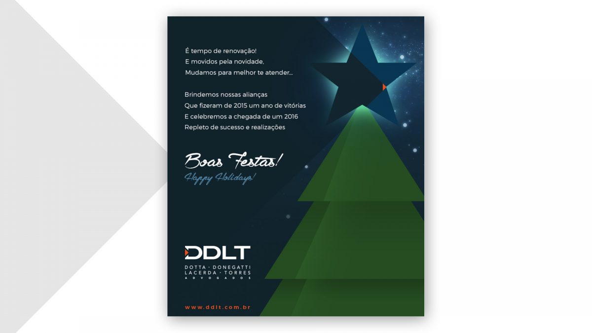 Email marketing de final de ano DDLT Advoagos