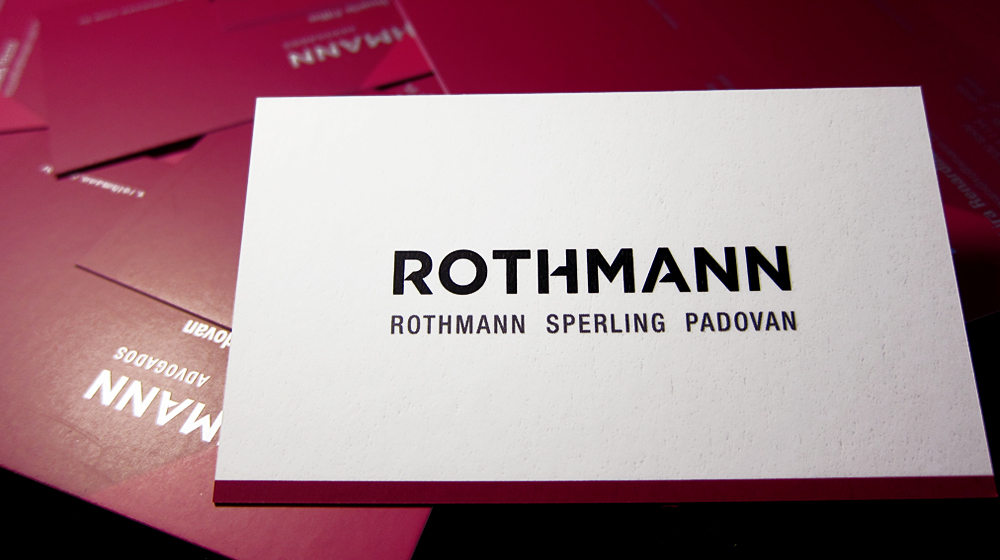 detalhe cartão de visita Rothmann Advogados