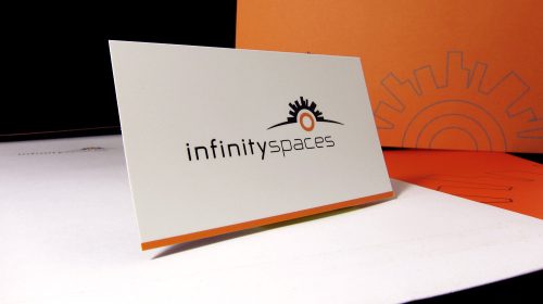 cartão de visita Infinity Spaces
