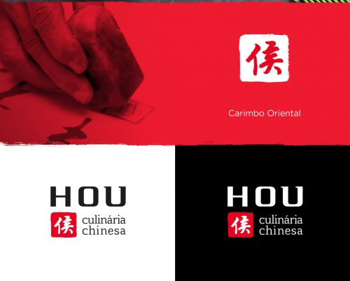 Conceito do logo Restaurante Hou