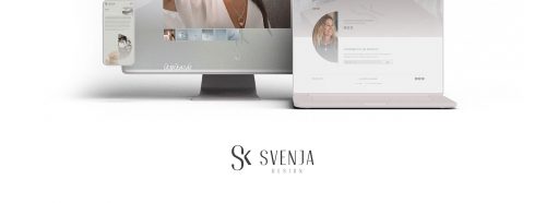 Apresentação de site Svenja desenvolvido pela Unitri Design