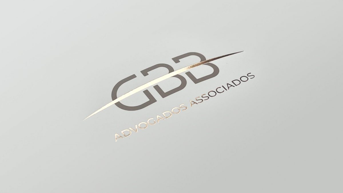 Aplicação de logo GBB Advogados desenvolvido pela Unitri Design