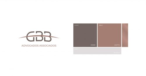 Aplicação de logo GBB Advogados desenvolvido pela Unitri Design
