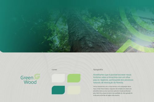apresentação de site Green Wood, desenvolvido pela Unitri Design