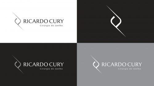 identidade visual Ricardo Cury Cirurgia de Joelho desenvolvida pela Unitri Design