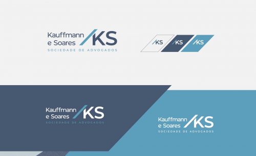 Identidade Visual Kauffmann e Soares Advogados desenvolvida pela Unitri Design