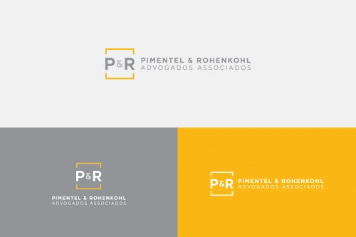 Logo Pimentel e Rohenkohl Advogados Associados desenvolvido pela Unitri Design