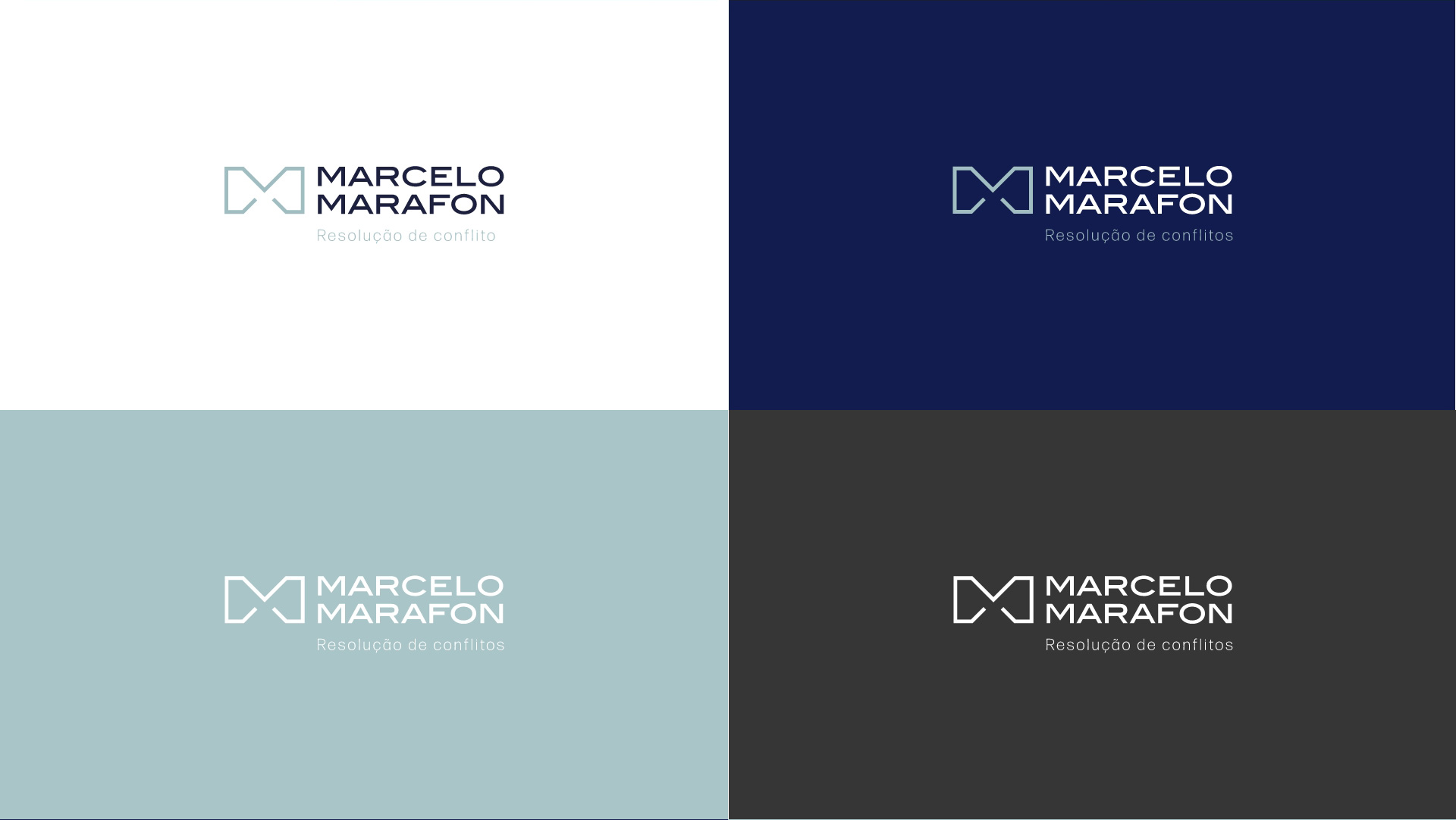 Identidade Visual Marcelo Marafon desenvolvida pela Unitri Design