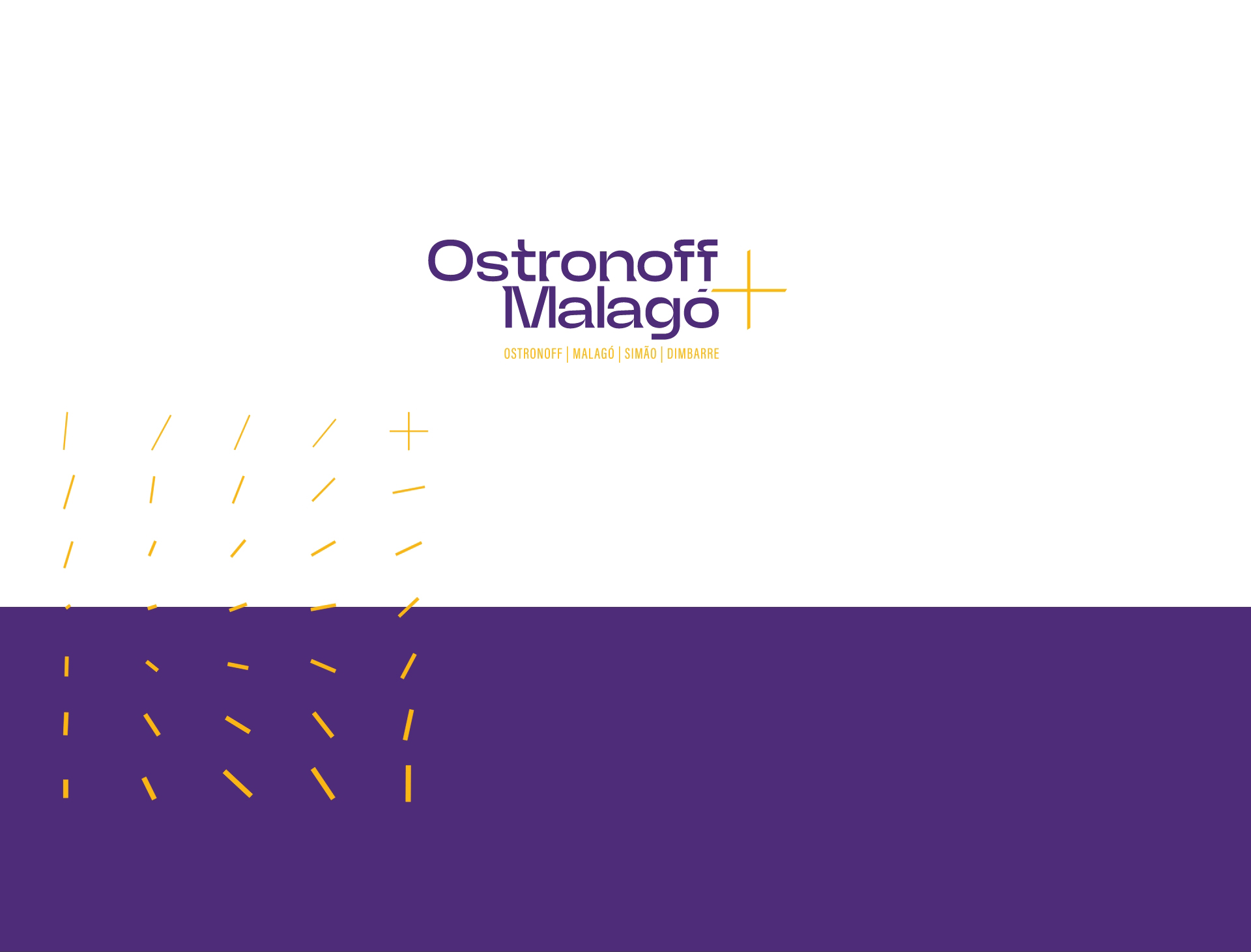 Identidade Visual Ostronoff Malagó desenvolvida pela Unitri Design