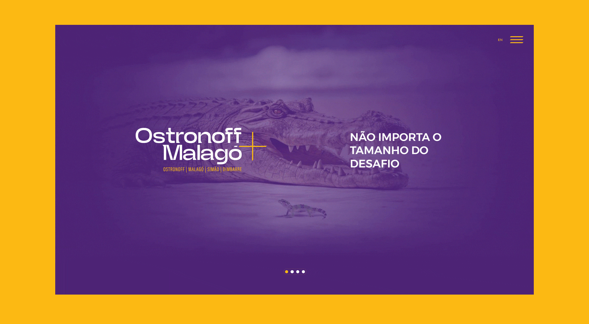 Site Ostronoff Malagó desenvolvido pela Unitri Design