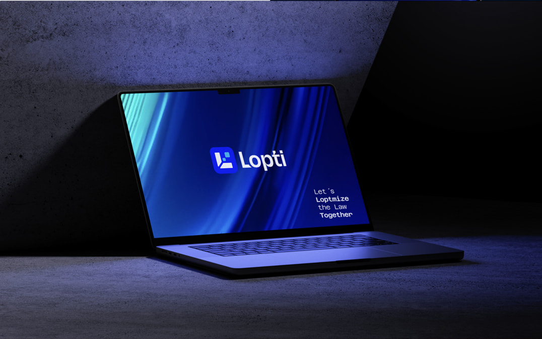 Logotipo, Identidade Visual e Site Lopti criados pela Unitri Design