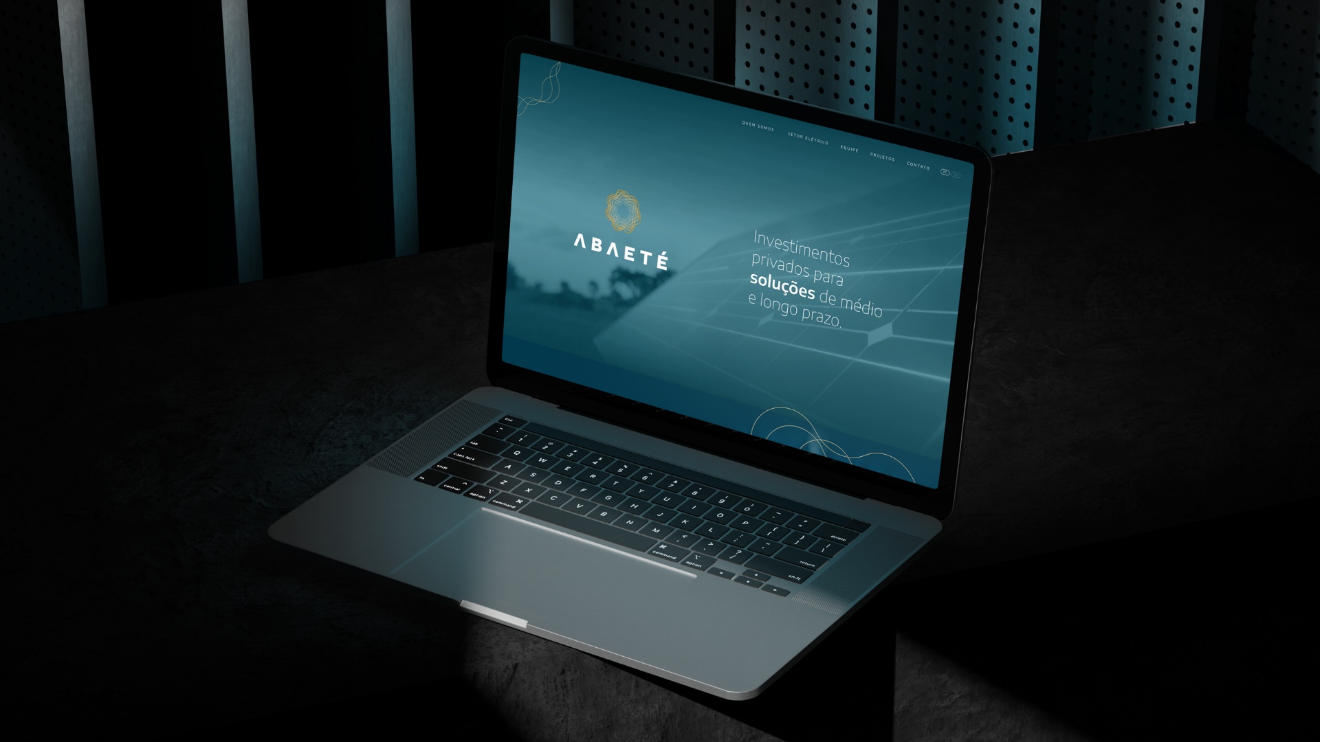 Site Abaeté Investimentos criados pela Unitri Design