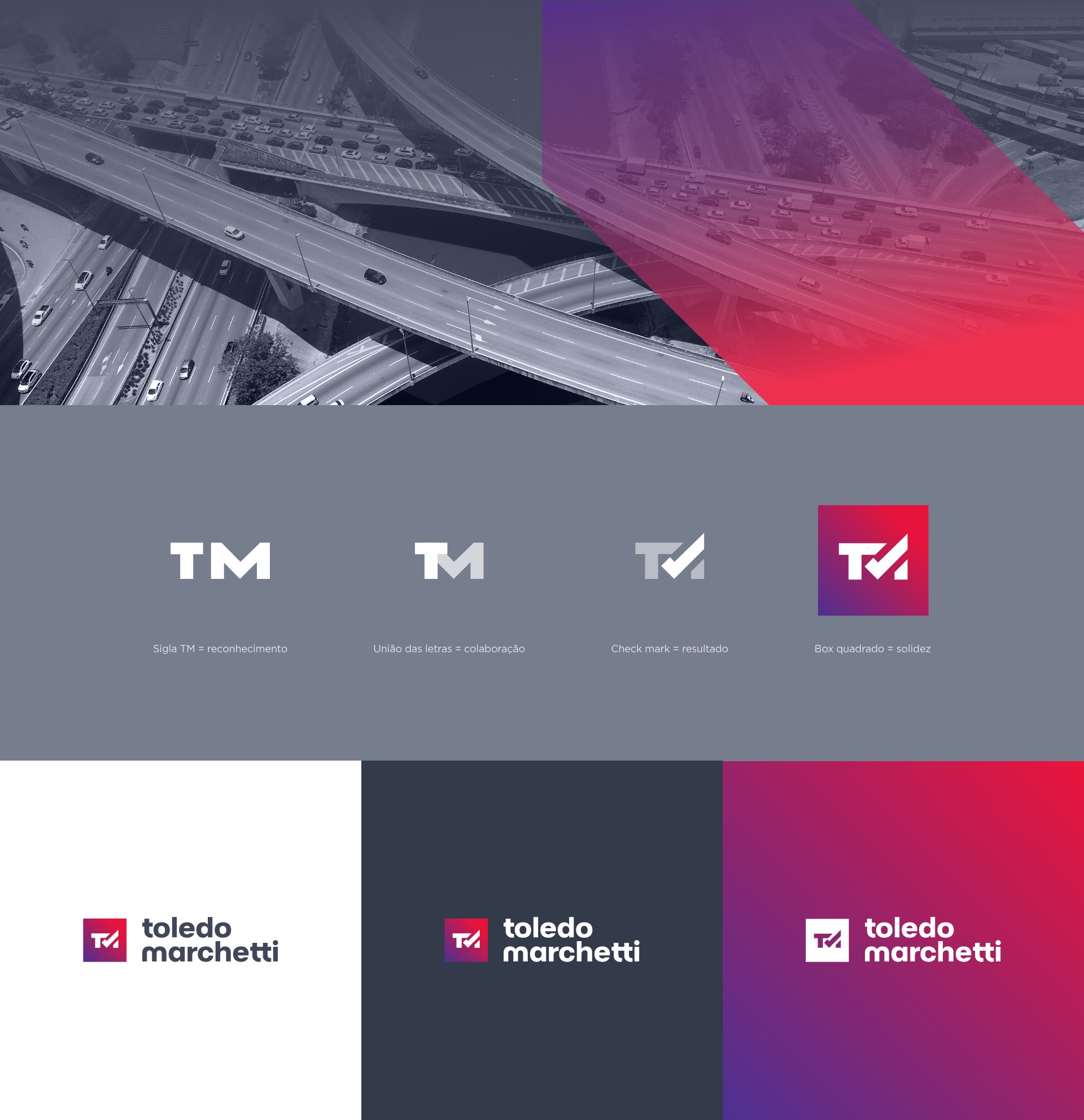 Logotipo, Identidade Visual e Site Toledo Marchetti criados pela Unitri Design