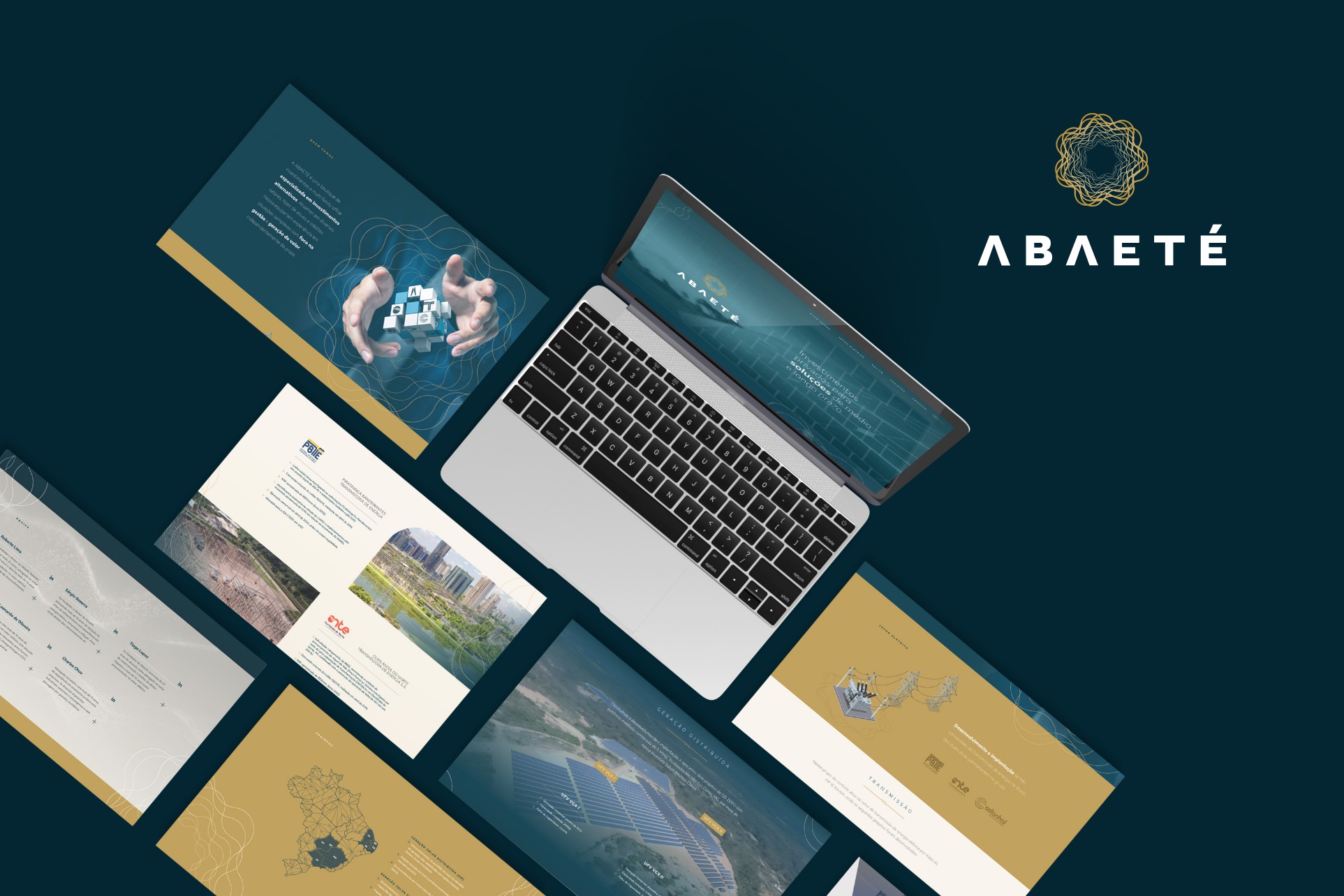 Site Abaeté Investimentos criados pela Unitri Design