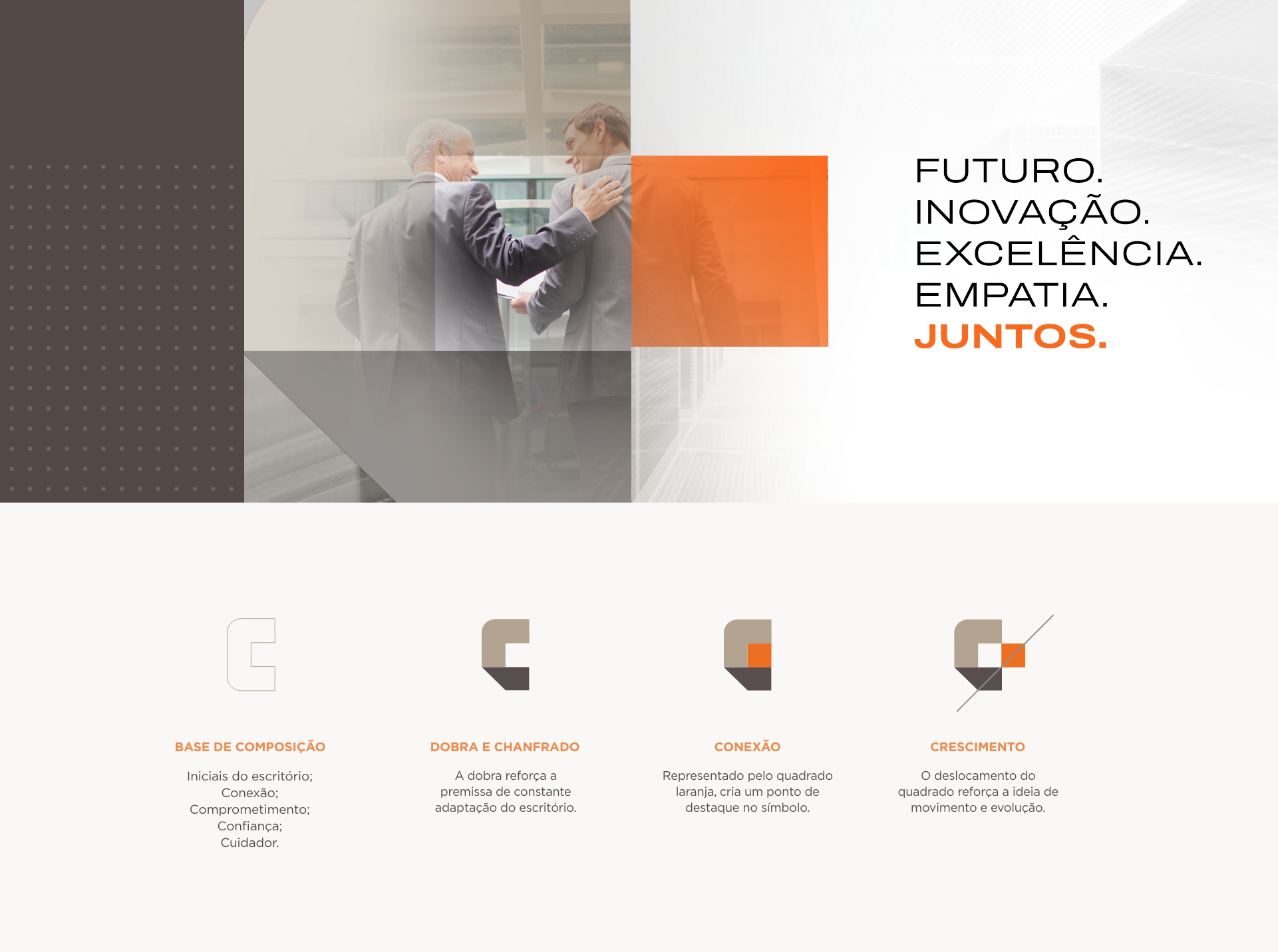 Estratégia, Logotipo, Identidade Visual e Site Camilotti Castellani Advogados criados pela Unitri Design