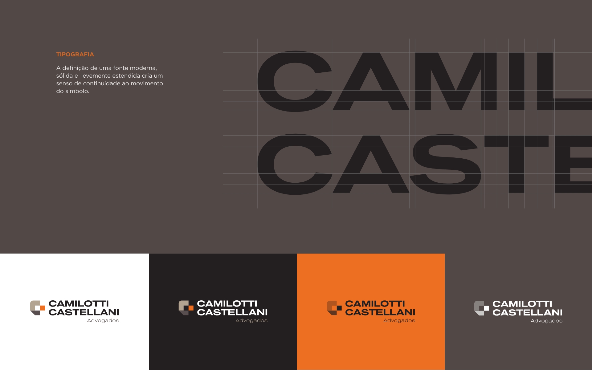 Estratégia, Logotipo, Identidade Visual e Site Camilotti Castellani Advogados criados pela Unitri Design