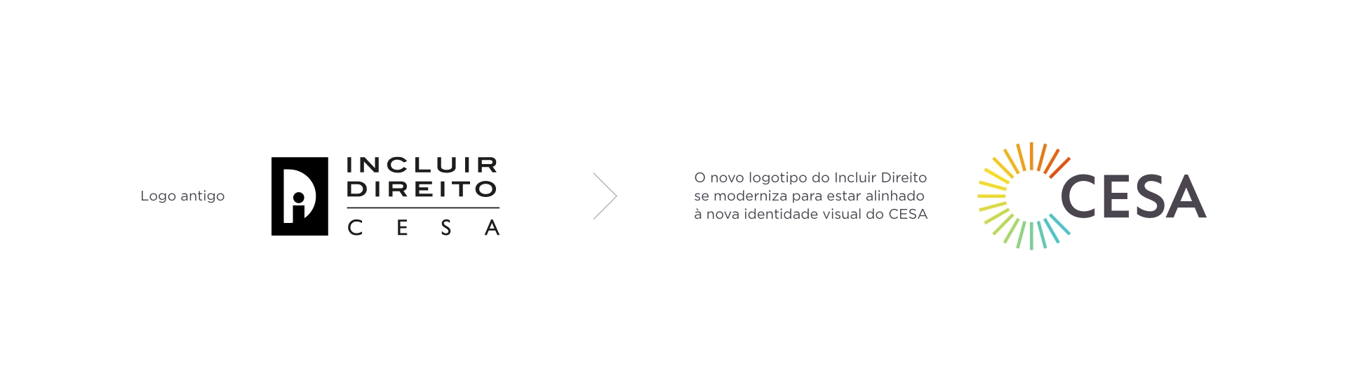 Logotipo e Identidade Visual Incluir Direito criados pela Unitri Design
