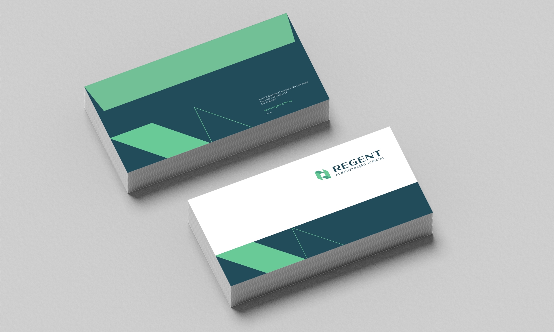 Logotipo, Identidade Visual e Site Regent criados pela Unitri Design