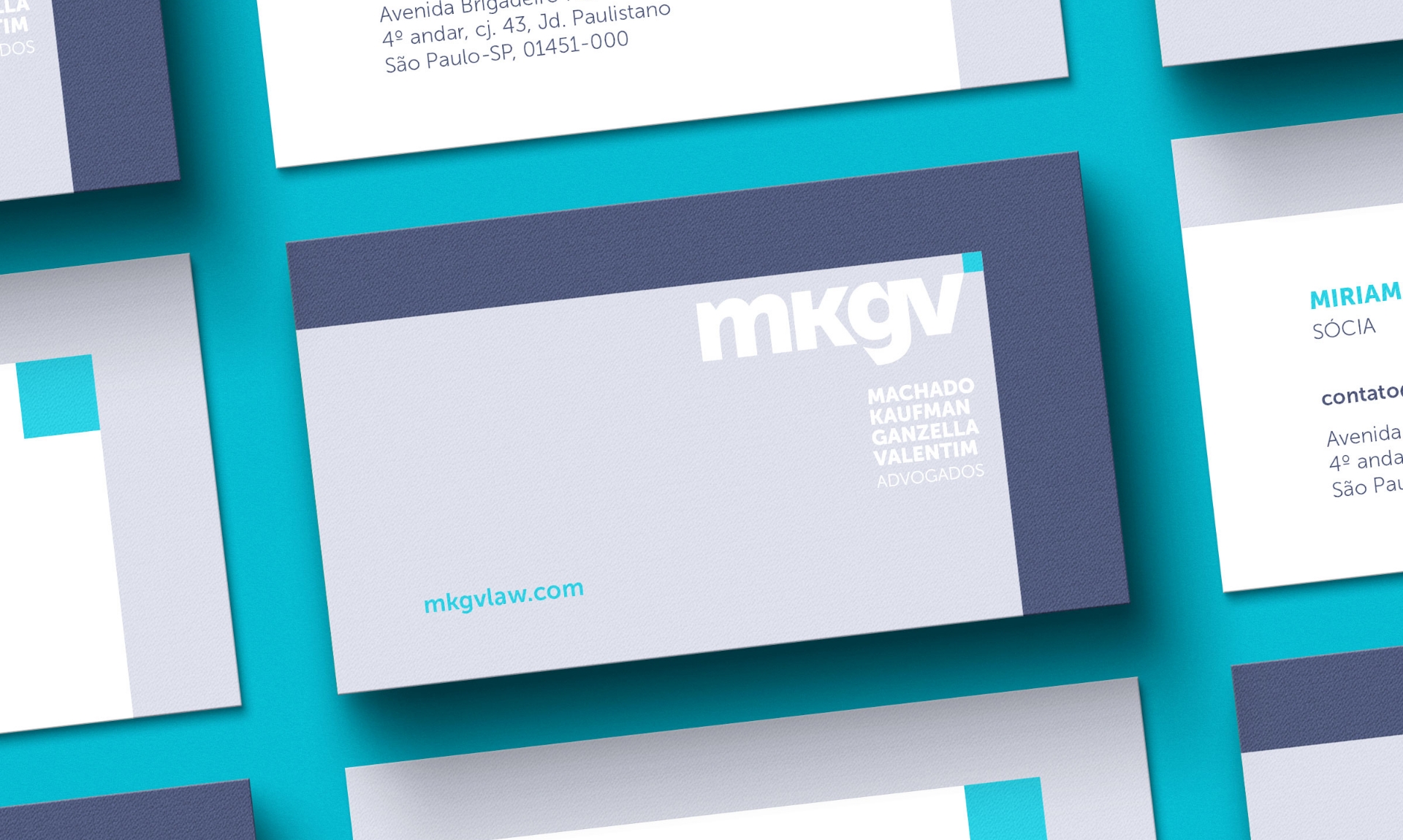 Logotipo, Identidade Visual e Site MKGV criados pela Unitri Design