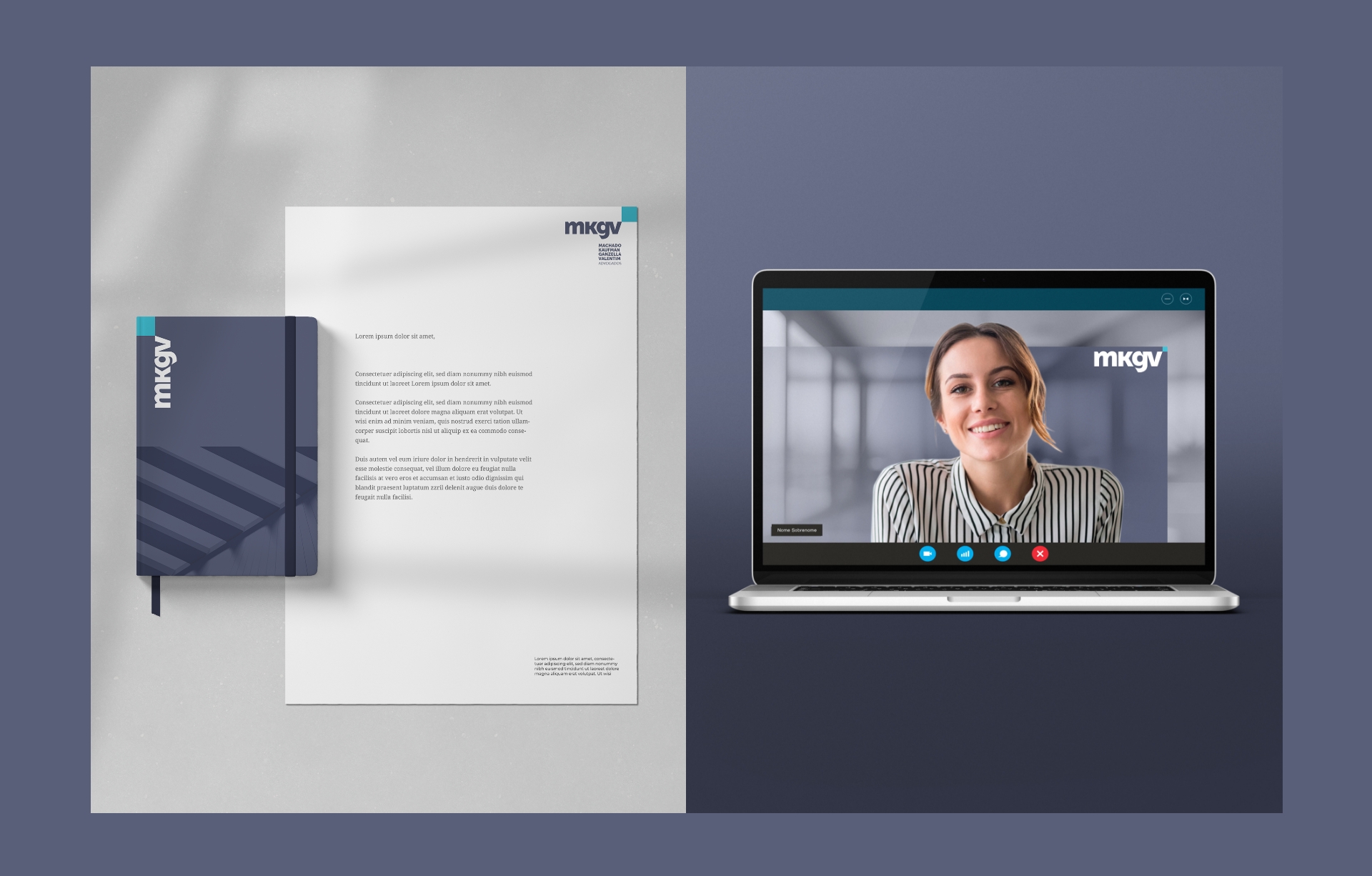 Logotipo, Identidade Visual e Site MKGV criados pela Unitri Design