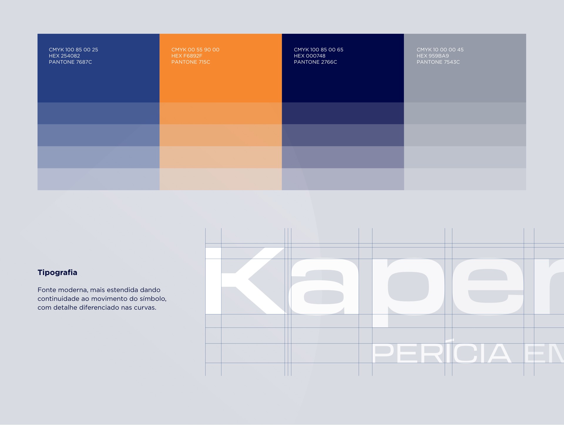 Logotipo, Identidade Visual e Site Kaperian Pericia Empresarial criados pela Unitri Design
