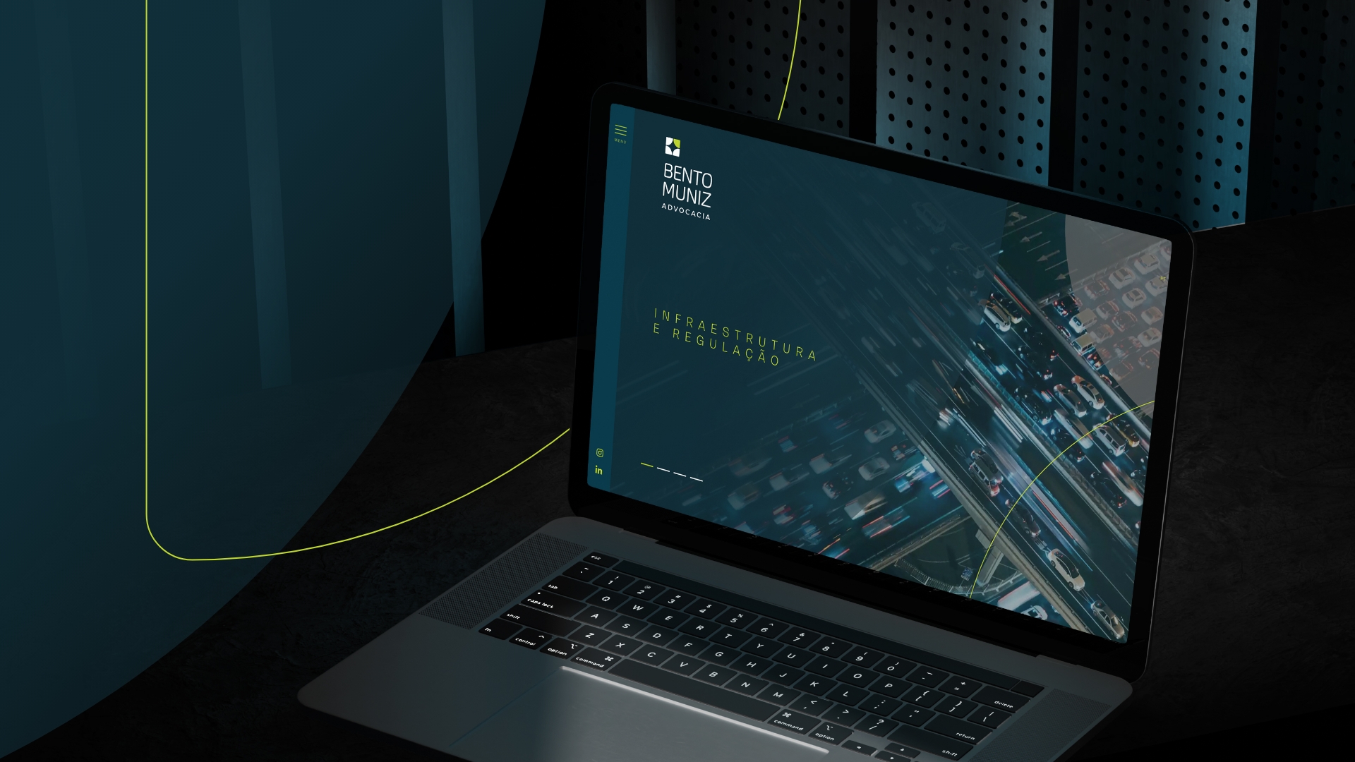 Site Bento Muniz Advocacia criado pela Unitri Design