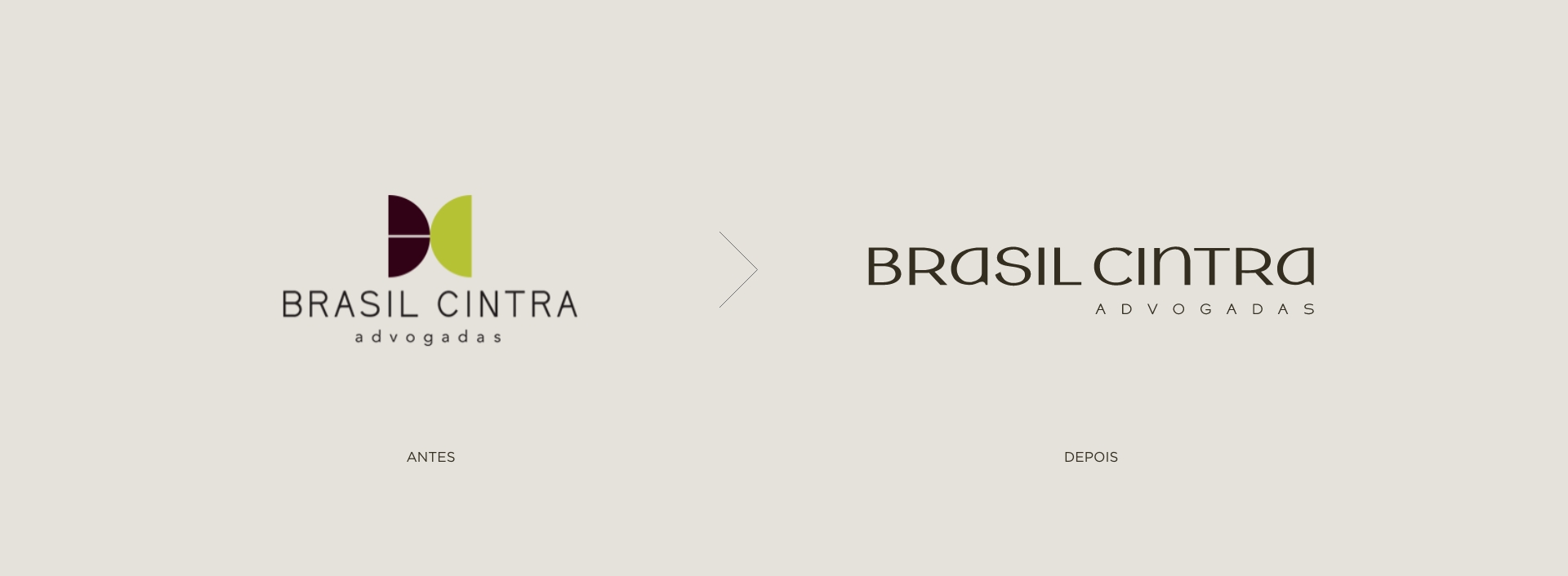 Logotipo, Identidade Visual e Site Brasil Cintra Advogadas criados pela Unitri Design
