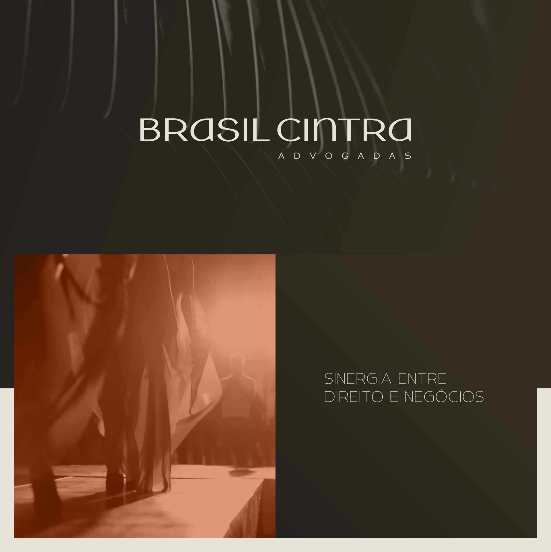 Logotipo, Identidade Visual e Site Brasil Cintra Advogadas criados pela Unitri Design