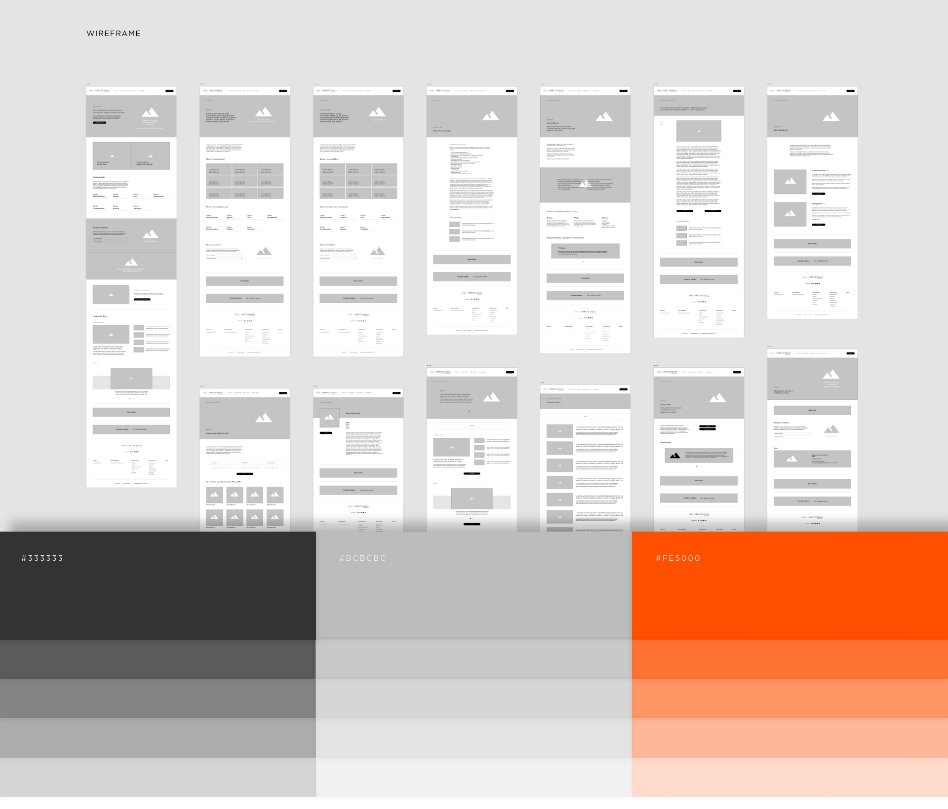 Site Marcos Inácio Advogados criado pela Unitri Design