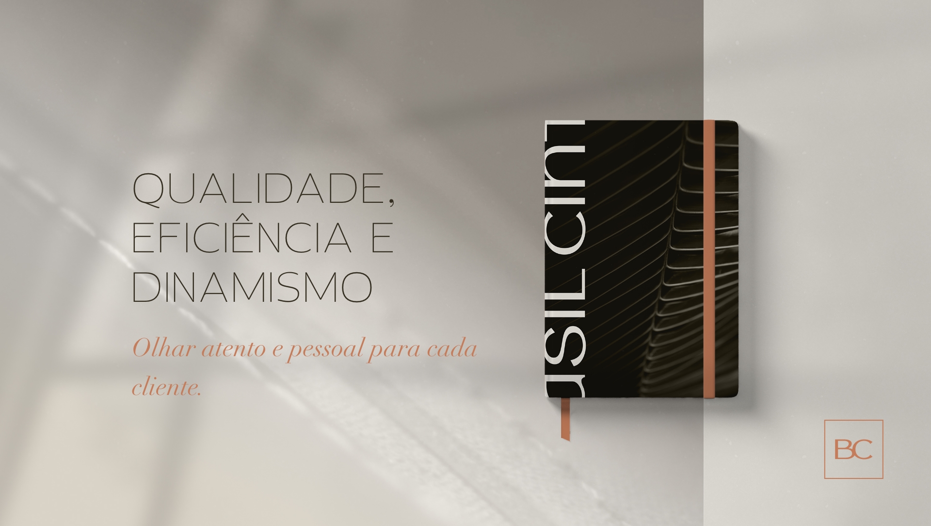 Logotipo, Identidade Visual e Site Brasil Cintra Advogadas criados pela Unitri Design