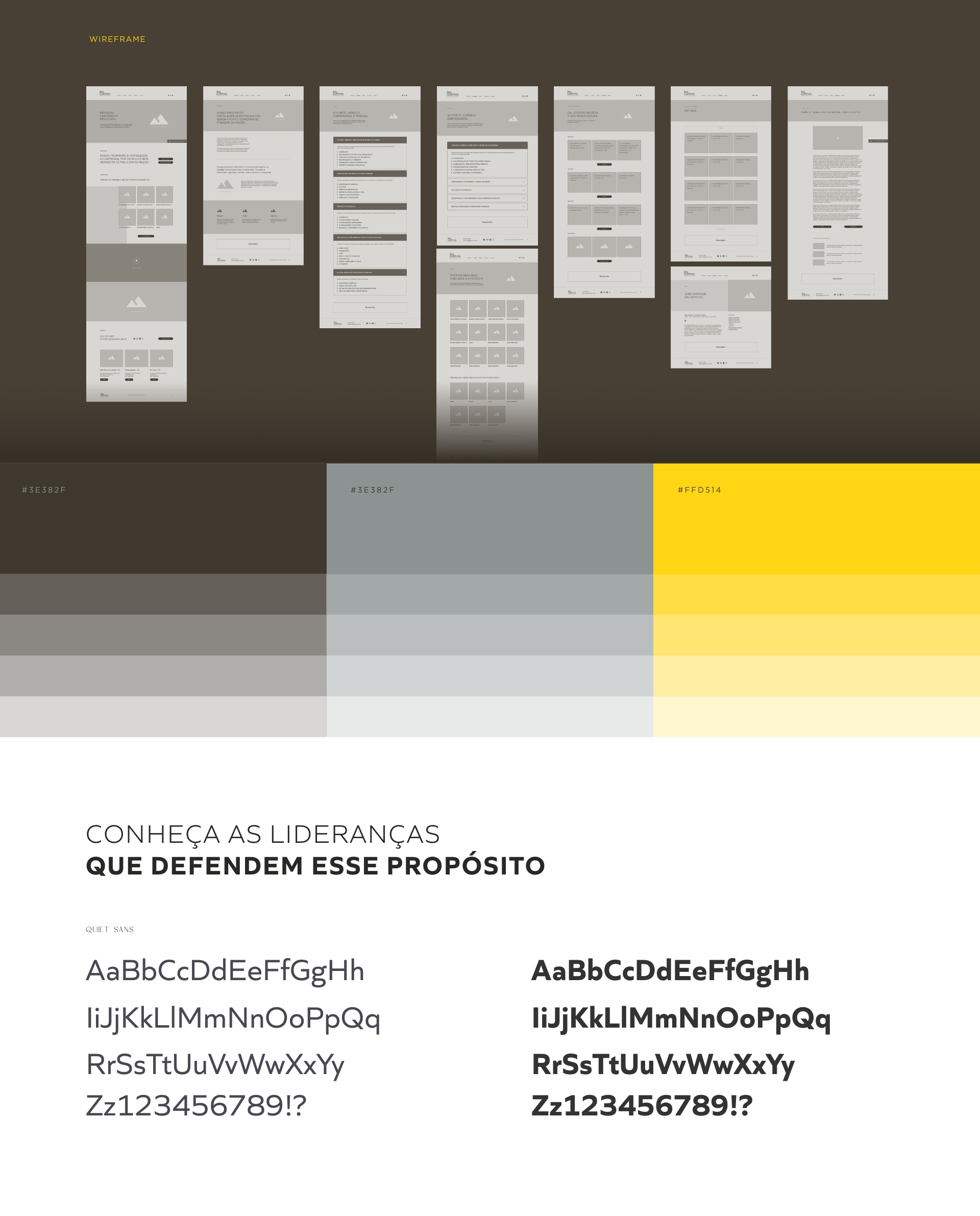 Site Dal Cortivo Advogados criado pela Unitri Design