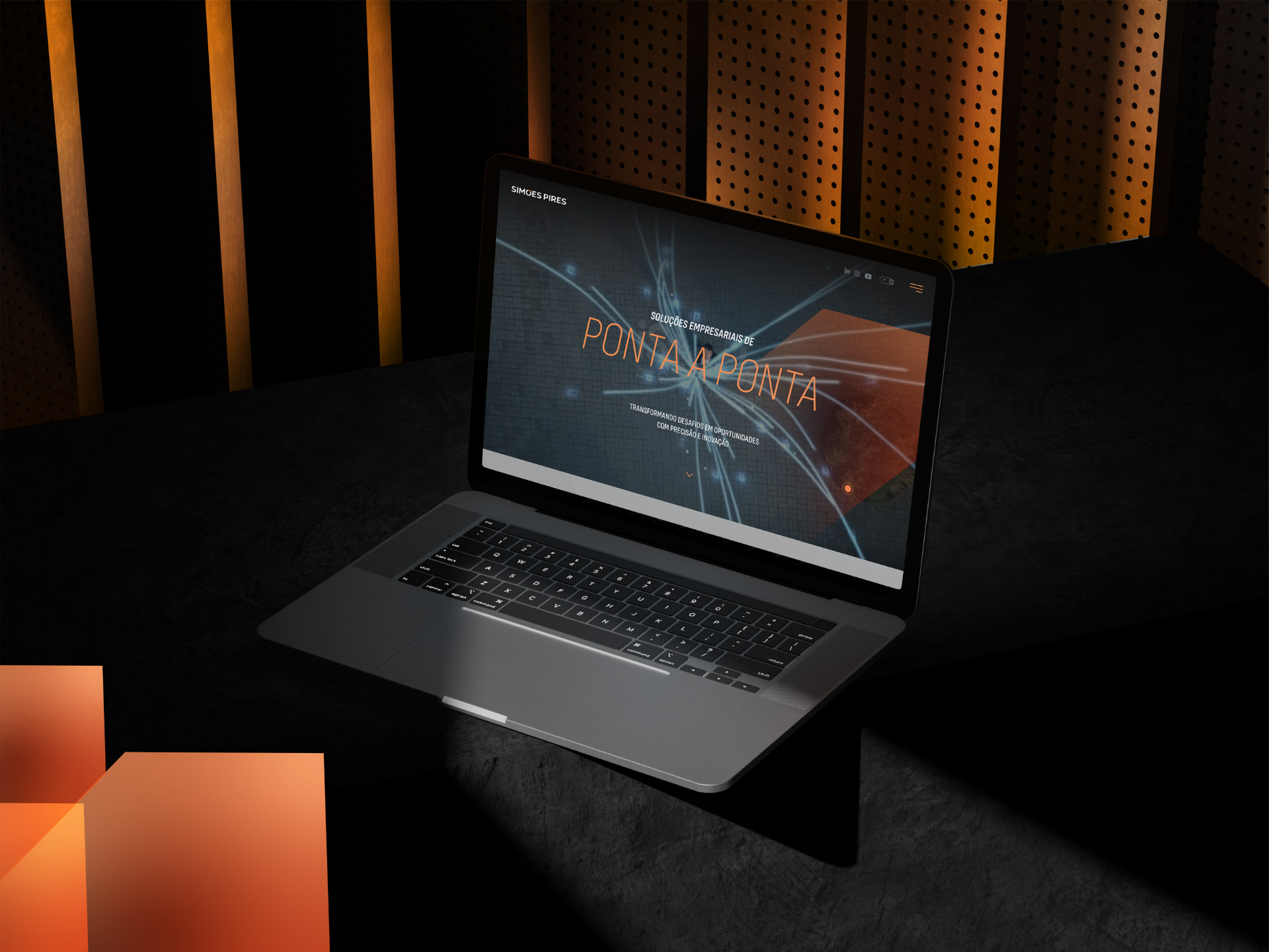 Logotipo, Identidade Visual e Site Simões Pires criados pela Unitri Design