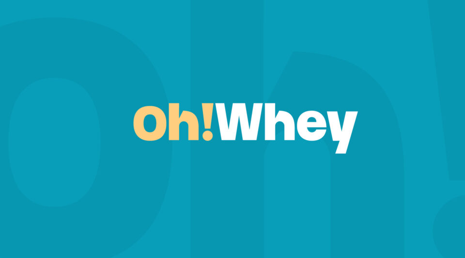 Site OH! WHEY criado pela Unitri Design